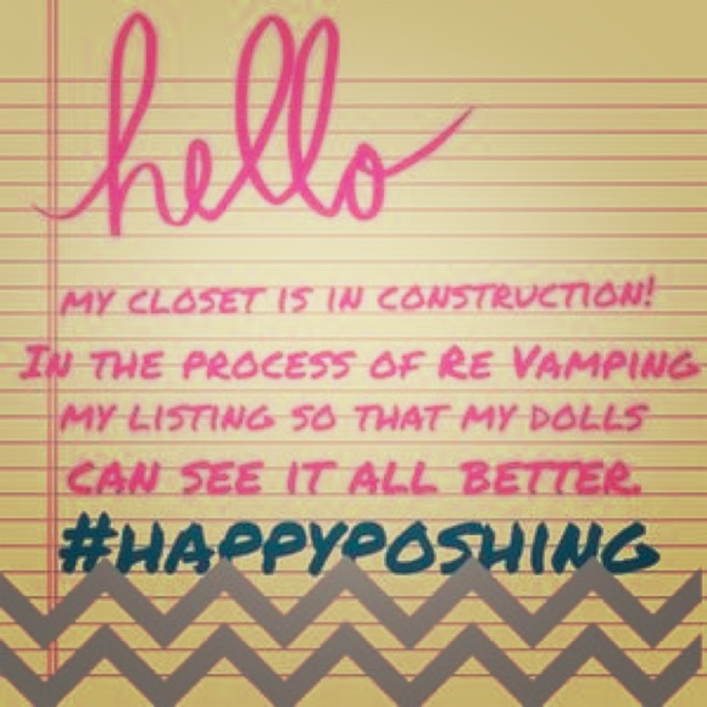 Closet under construction 🎀